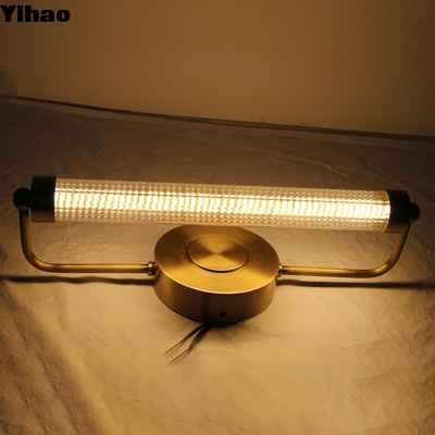 কেনা Modern Brass LED Wall Lamp with Crystal Shade for Living Room অনলাইন উত্পাদন