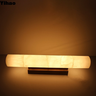 কেনা Modern LED Wall Lamp Alabaster White Round Design for Living Room অনলাইন উত্পাদন