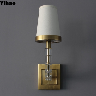 কেনা Modern Brass LED Wall Sconce with Dimmer for Living Room অনলাইন উত্পাদন