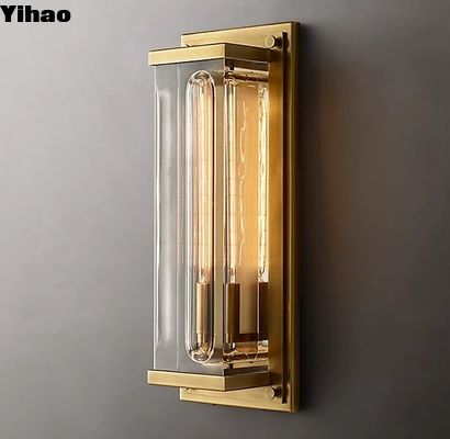 8'W X 4'D X 20'H আলংকারিক ওয়াল ল্যাম্প আধুনিক ক্রিস্টাল ওয়াল Sconces
