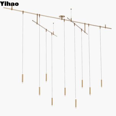 700MXY9R বয়স্ক ব্রাস মক্সি চ্যান্ডেলিয়ার 9 হালকা ডিমমেবল ইএলভি ডিমারগুলির সাথে সামঞ্জস্যপূর্ণ