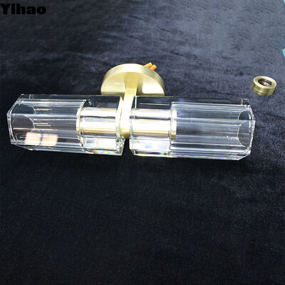 লিভিং রুমের সজ্জা জন্য 2700K উষ্ণ সাদা আলো সঙ্গে আধুনিক তামা ওয়াল ল্যাম্প